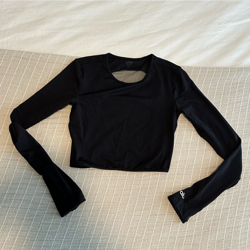 Alo Mesh Long Sleeve Top! Like NEW✨